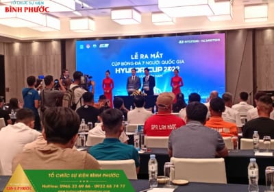 Tổ chức lễ ra mắt giải đấu bóng đá | Cup bóng đá 7 người quốc gia Hyundai Cup 2022 